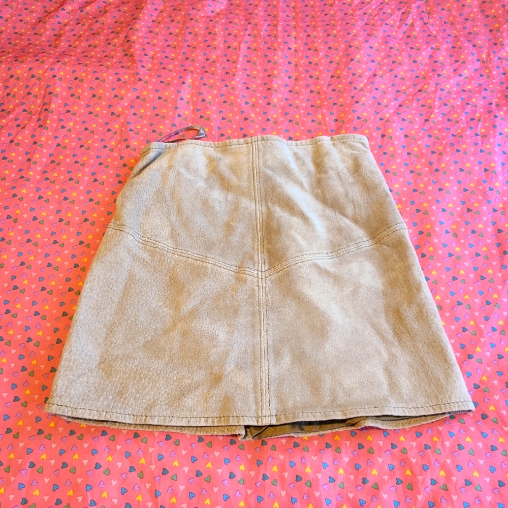K.C Parker Leather Skirt Size 5. 100% Leather
